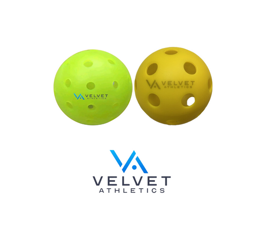 Velvet Athletics Indoor/Outdoor Pickleballs - 3 of Each